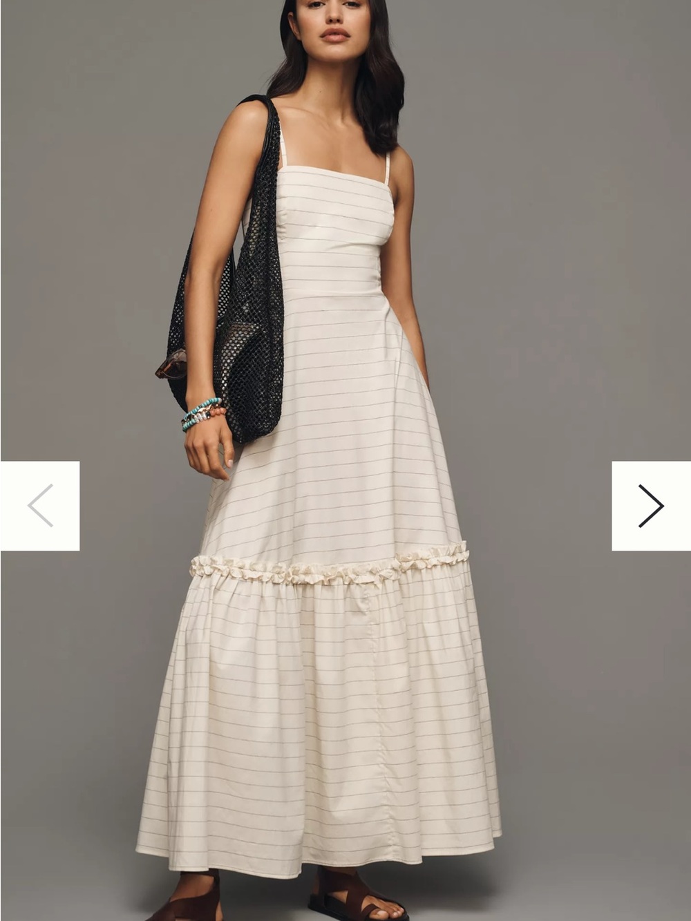 Weworewhat ruffle flare dress